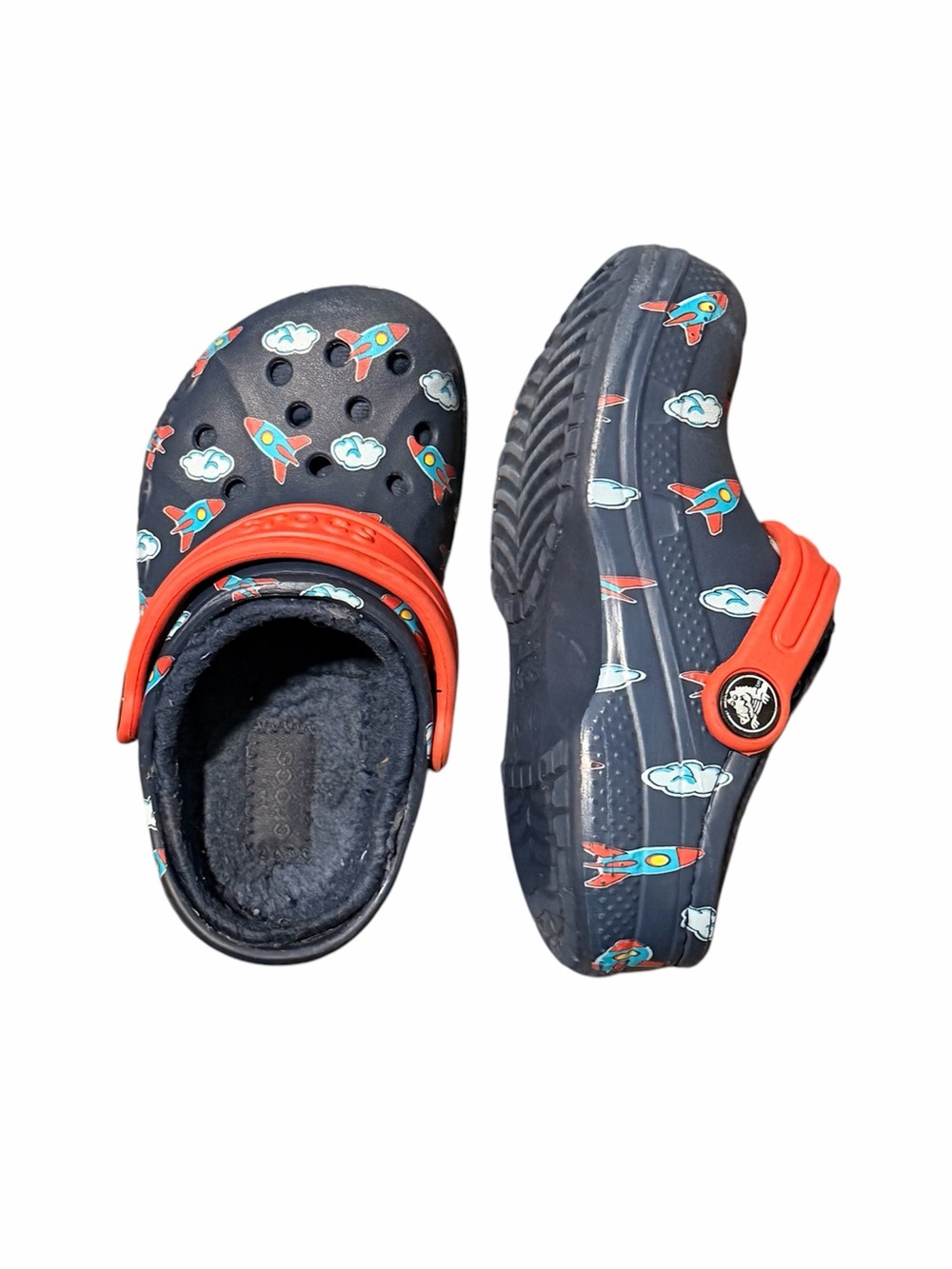 CROCS Kids Rocket Print Navy